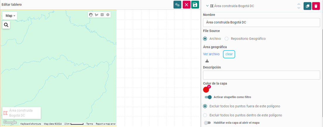 uso de shapefiles en mapas