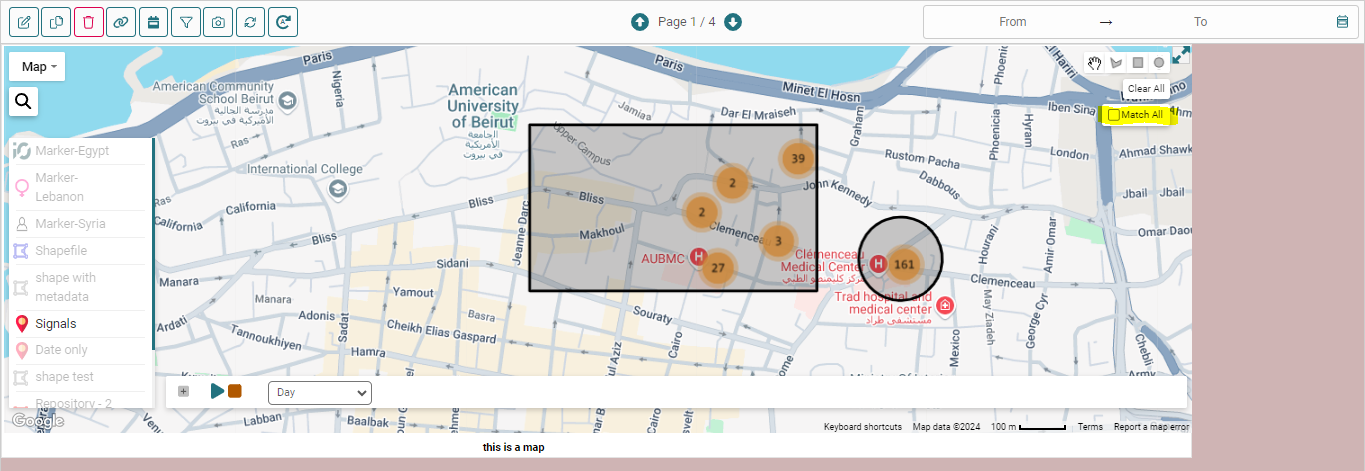 geolocation intelligence analysis on AKTEK iO